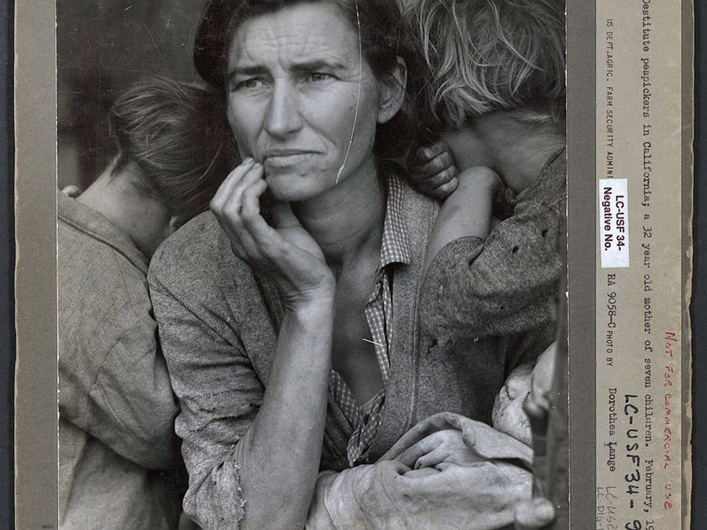 Migrant Mother, Dorothea Lange (1936)